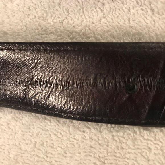 Mans Eel Skin Belt 34' to 36" - Picture 10 of 10